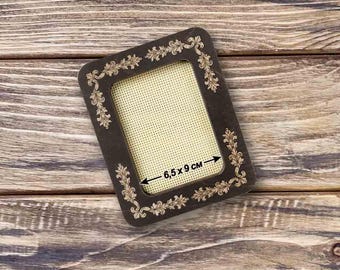 Embroidery frame on magnets| Wooden hoops | Wood frame holder | Cross stitch needlework