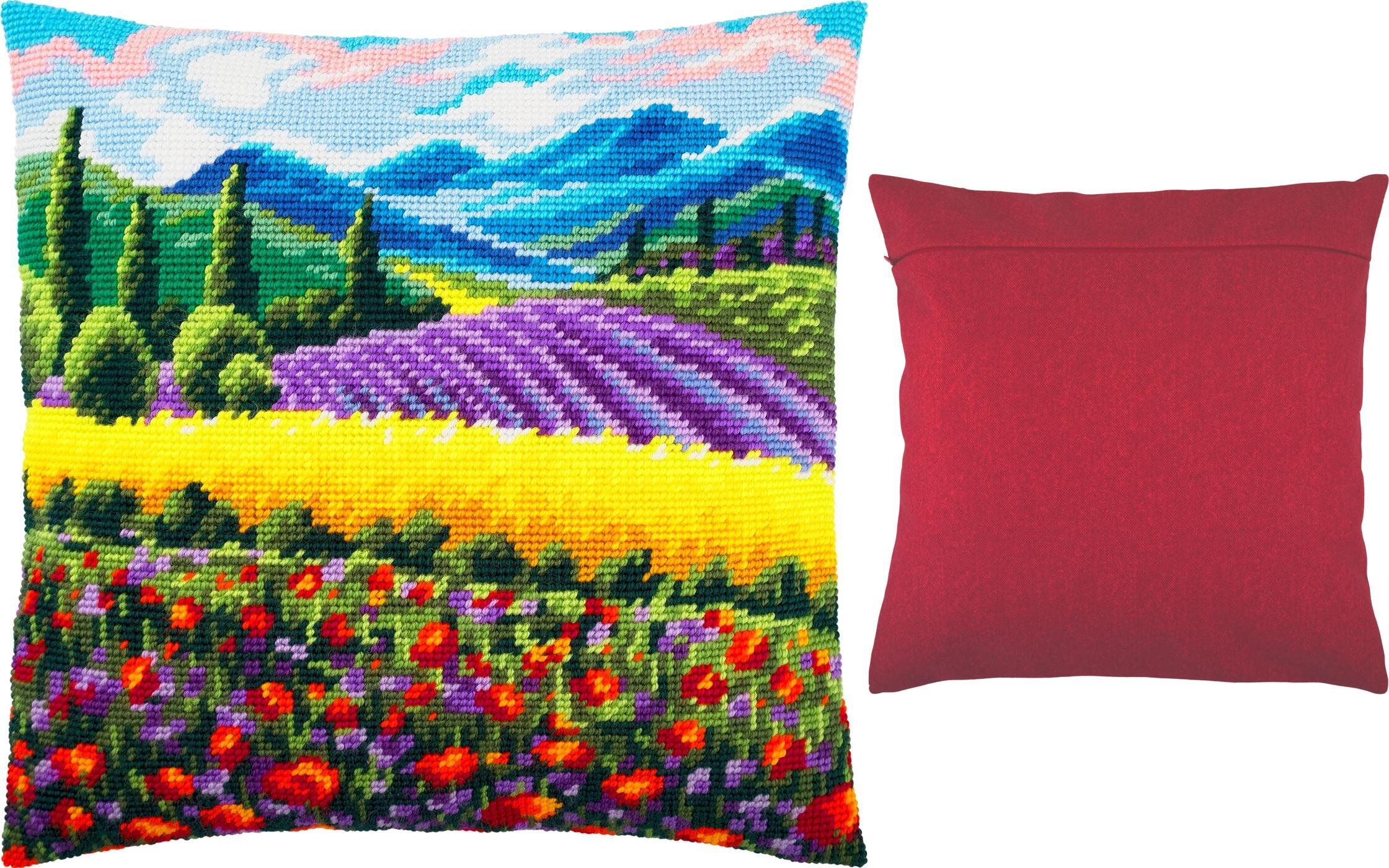 DIY Needlepoint Pillow Kit provence Tapestry Etsy