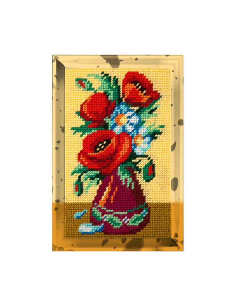 DIY Needlepoint Kit Tapestry Kit Half Cross Stitch Kit Etsy