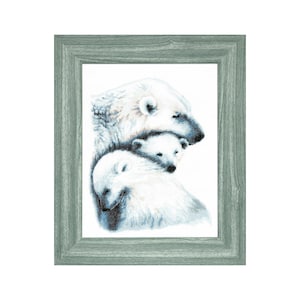 DIY Counted Cross Stitch Kit &quot;Embrace&quot;, Embroidery kit, DIY Craft Kit, Home decor