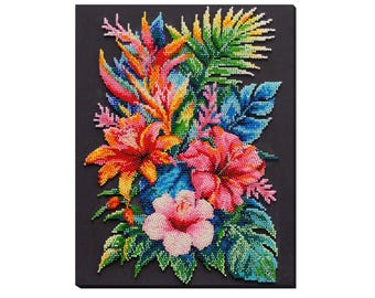 アートキャンバスの DIY ビーズ刺繍キット「Heavenly delight