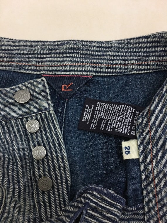45 rpm jeans Hickory Stripes Workwear Denim Pants