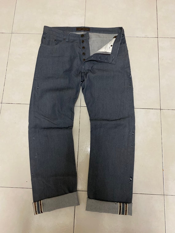 lv denim jeans