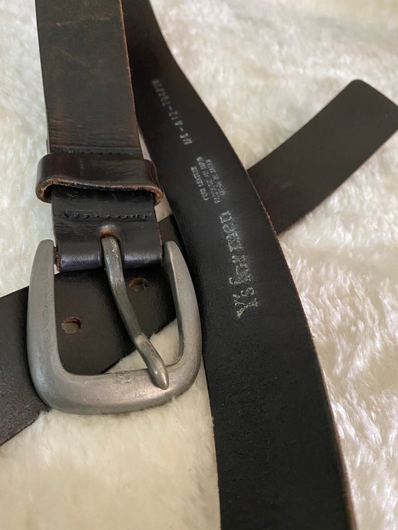 Yohji Yamamoto Belt Vintage Y's for men Leather Be