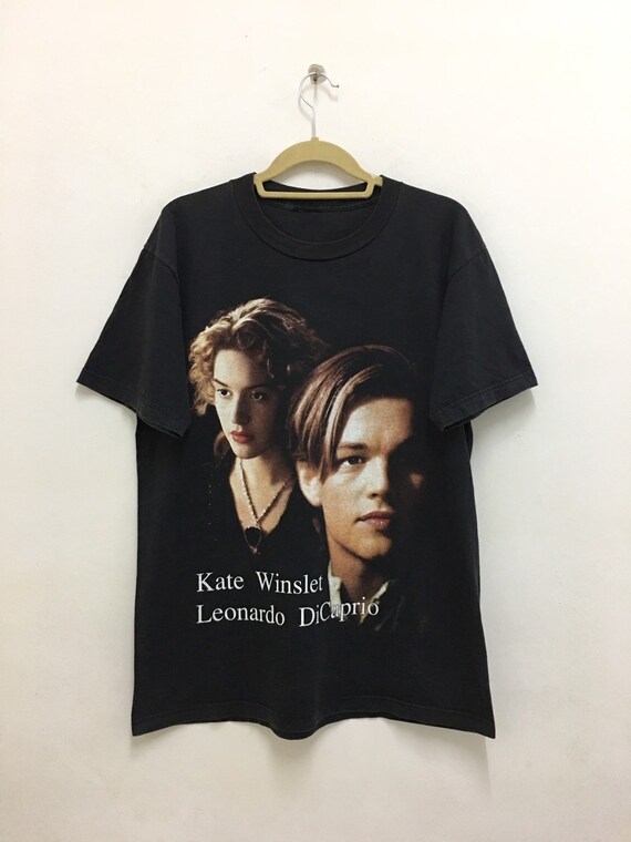 Vintage 90s Titanic Shirt Movie Promotion Leonardo