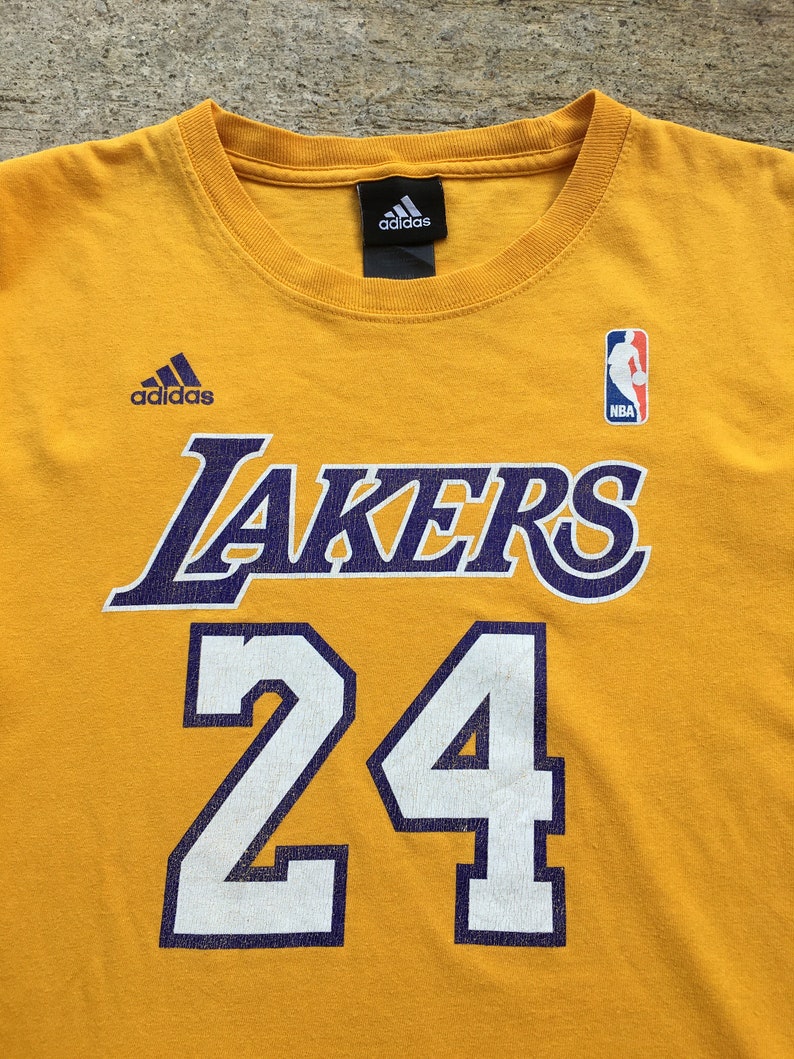 Vintage Adidas Shirt Kobe Bryant 24 NBA Lakers Nba Team T | Etsy