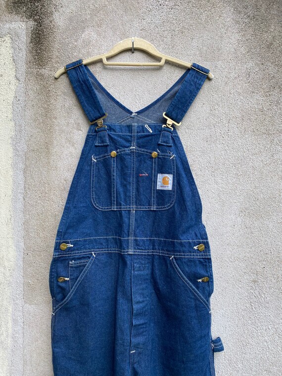 Vintage Carhartt Overalls Denim Workwear Jeans Mad
