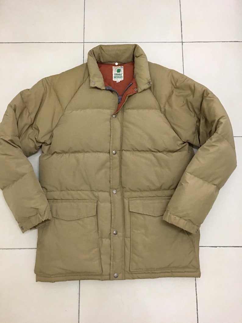 Vintage Sierra Designs Jacket Quilted Down Jacket Size Medium | Etsy