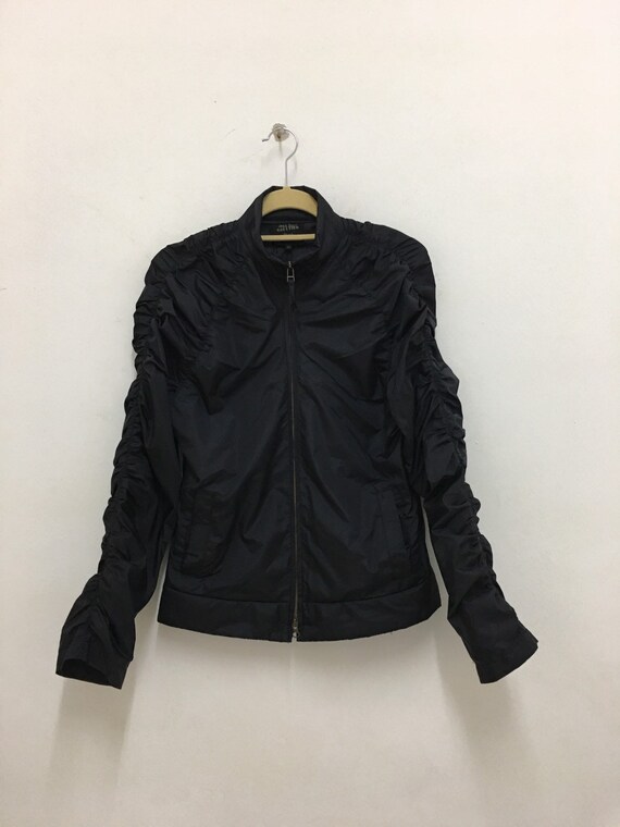 Jean Paul Gaultier Jacket Black Nylon Windbreaker