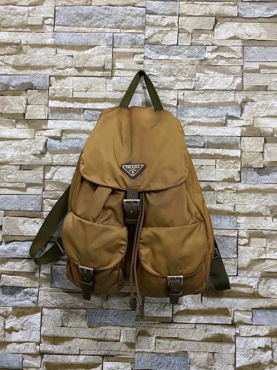 PRADA Bag Vintage Prada Twin Pocket Nylon Backpack