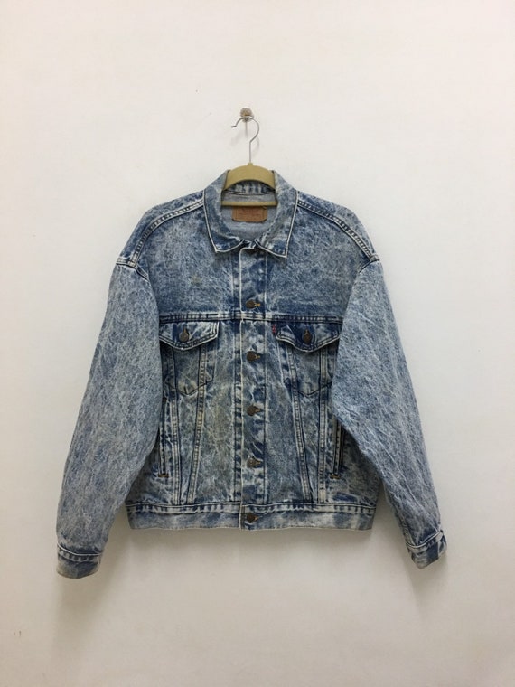 acid wash levis jacket