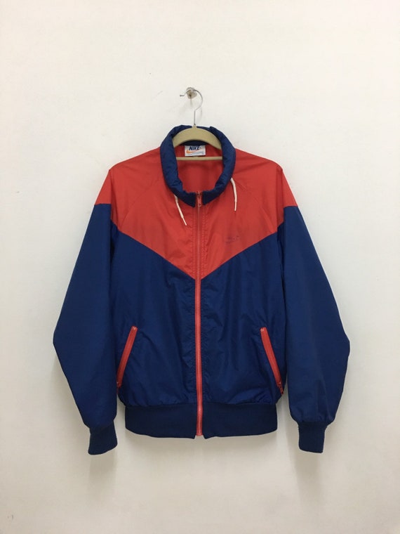 vintage nike windbreaker blue