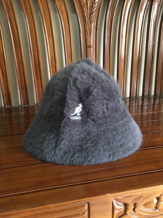kangol fluffy bucket hat