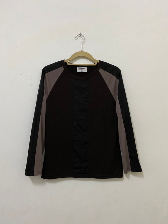 Vintage Chanel Boutique Shirt Blouse Long Sleeve T