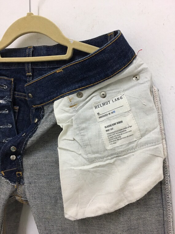 raw denim pants