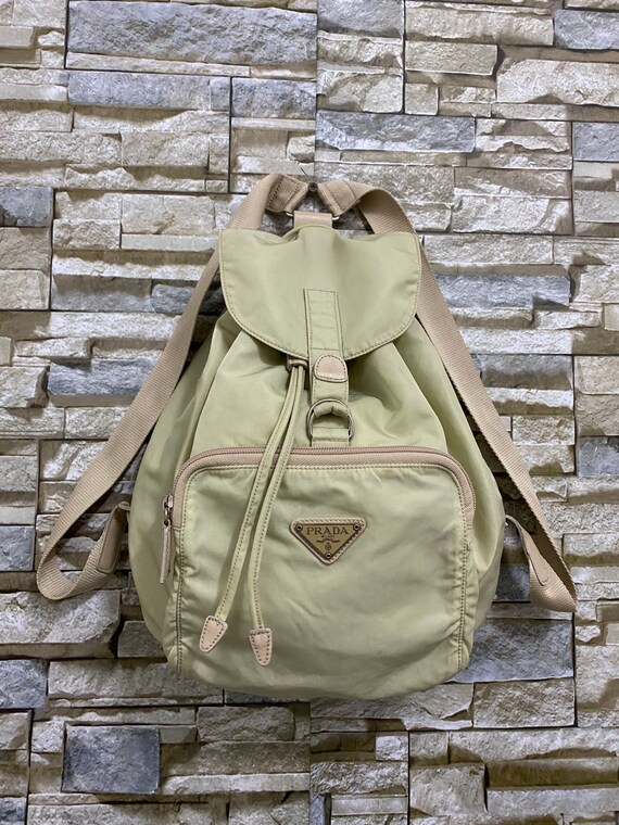 Vintage PRADA Nylon Drawstring Mini Backpack