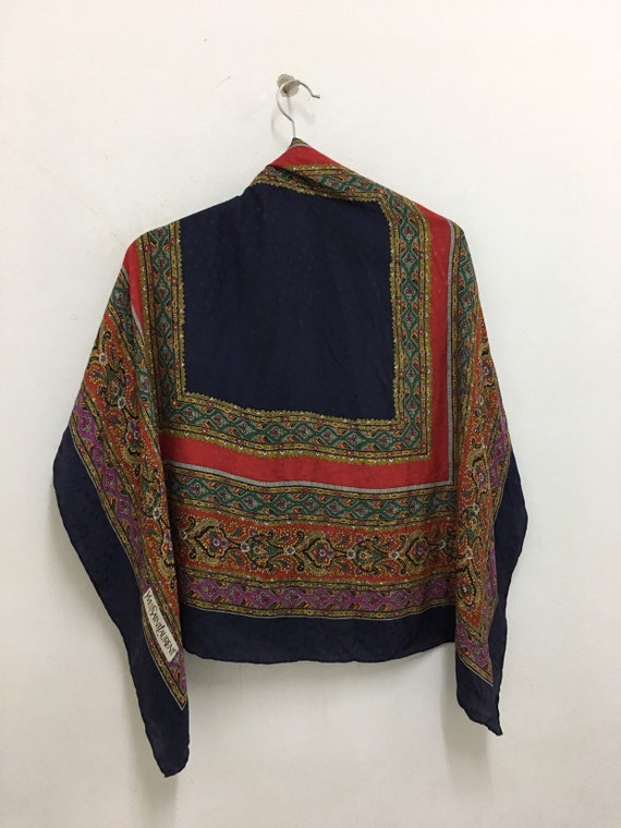 ysl silk scarf vintage