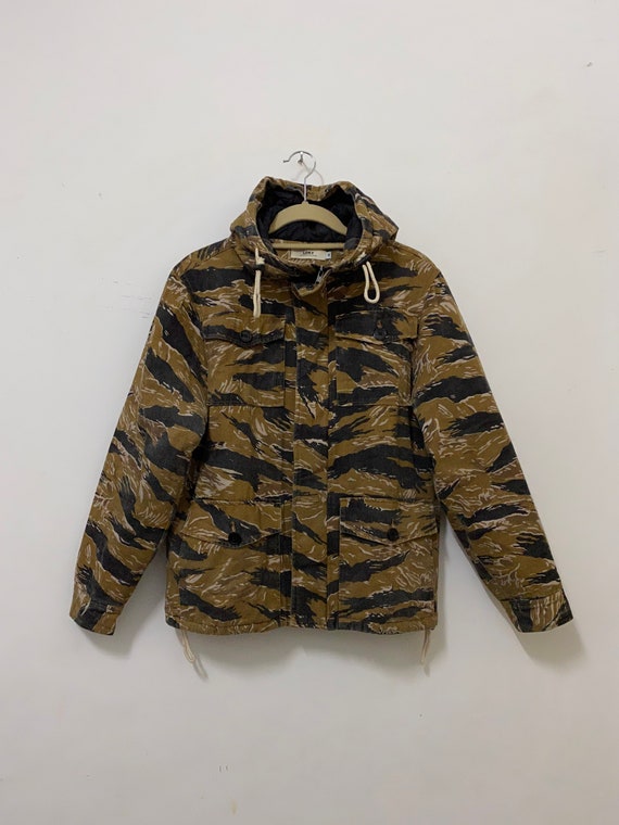 Tiger Stripe Camo M65 Field Jacket Hood Loky Japan