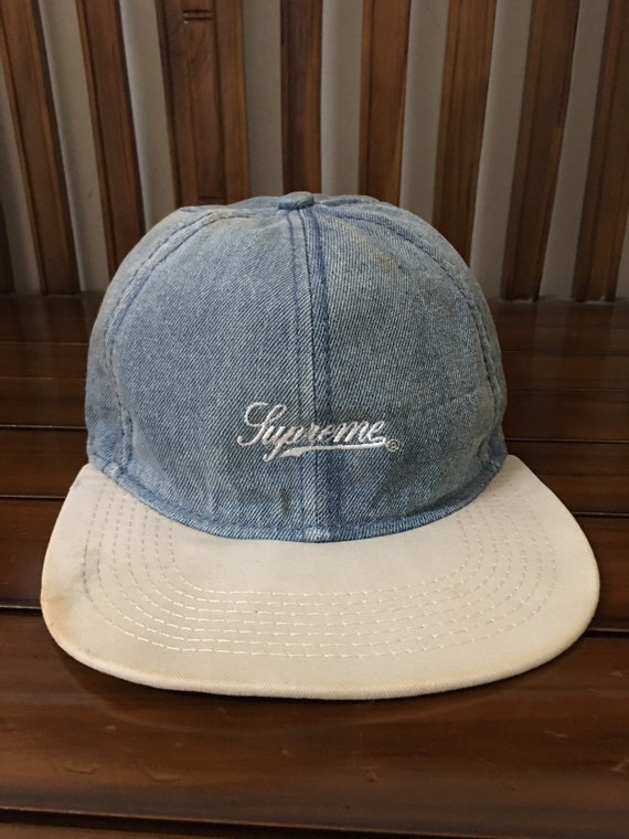 supreme cap denim