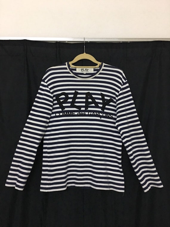 comme des garcons play shirt striped