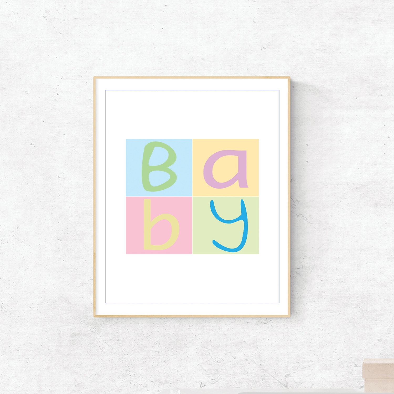 Baby print printable wall art nursery print nursery decor | Etsy