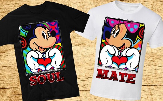 mickey mouse couple shirt