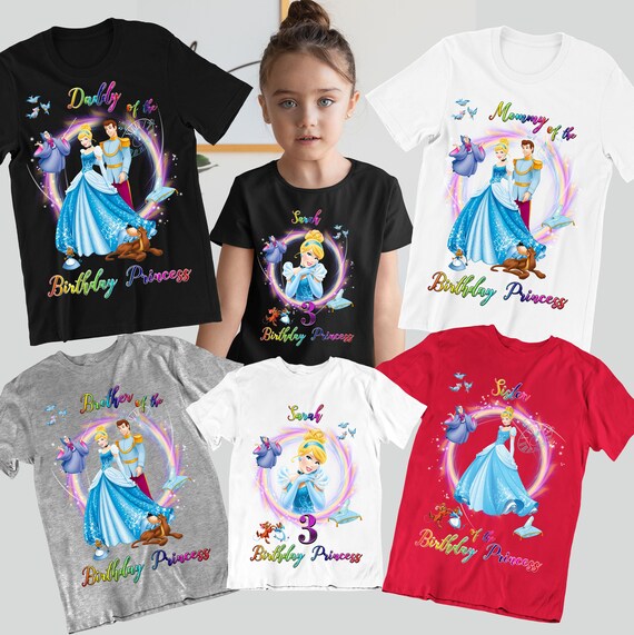 Princess Cinderella Birthday Shirt 
