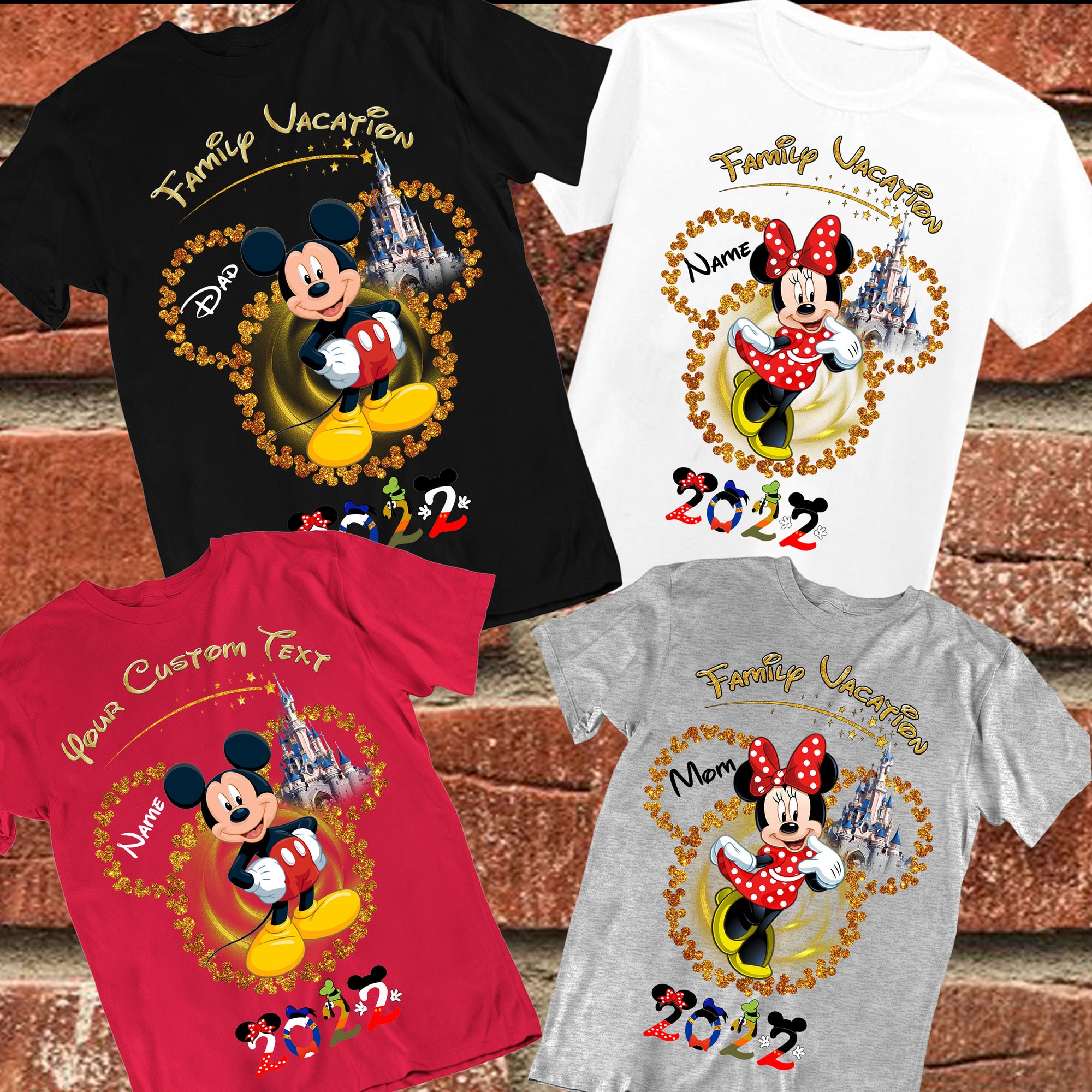 Discover DisneyWorld Family Vacation Shirt Disney Family Shirts Disney Family Trip Mickey and Minnie Mouse Shirts Custom T shirt