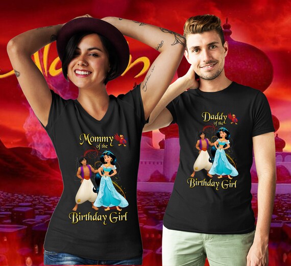Princess Jasmine Birthday Shirt Aladdin 