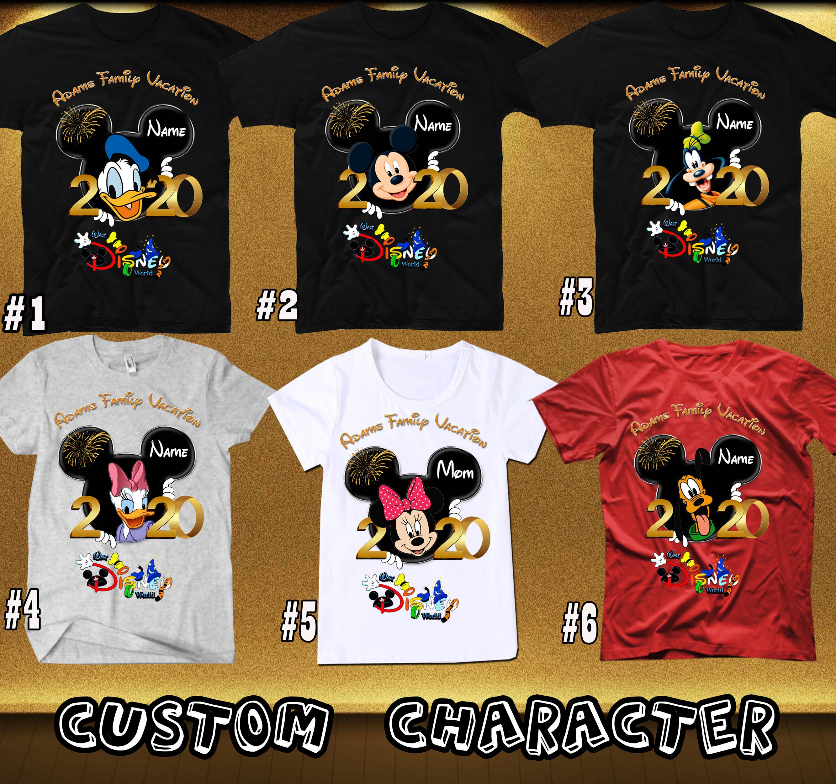 Disney Family Vacation 2020 Shirt Disney Characters 2020 Shirts Mickey Mouse Minnie Mouse Donald Duck Daisy Dusk Pluto Custom Shirt Disney Family Vacation 2020 Shirt Disney Characters 2020 Shirts Mickey Mouse Minnie Mouse Donald Duck Daisy Dusk Pluto Custom Shirt