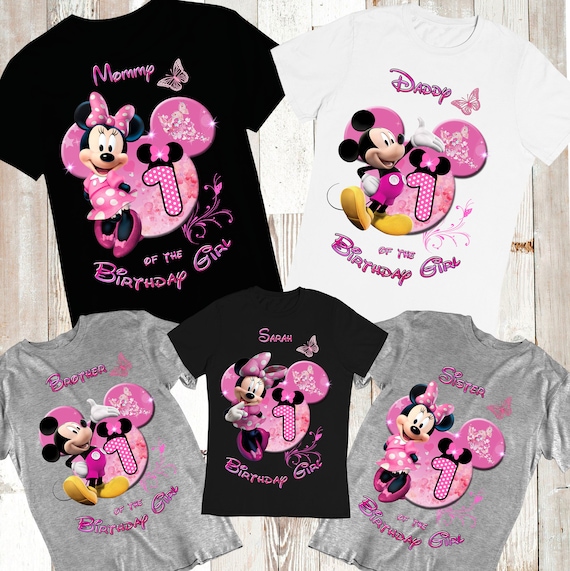 traqueteo Mierda Secreto Minnie Mouse cumpleaños camisa Minnie Mouse familia camisas - Etsy México