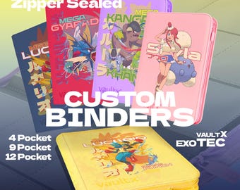 Psyduck Pokmon Vault X Binder  4 / 9 / 12-pocket, Zip-up, Yellow  Collector's Binder - Etsy