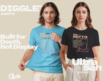 Gebouwd voor diepte | Shirt geïnspireerd op Diglett | Anime-T-shirt
