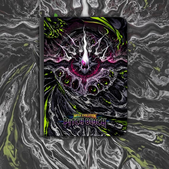 Custom Pitch Black Master Set Binder – Vault X Exo-tec Zip Binder