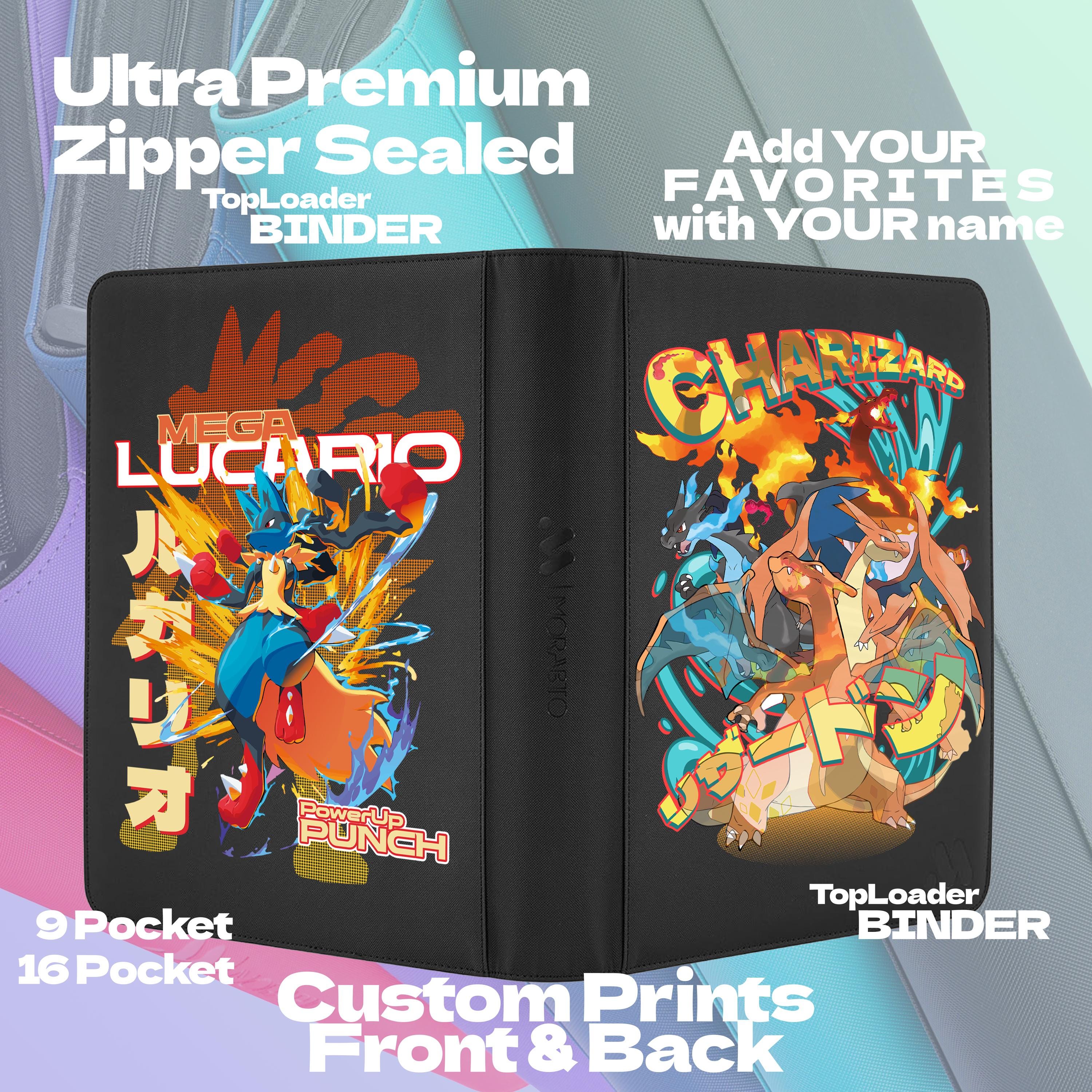 slab card binder Amazon.com: Premium 16 Pocket Toploader Binder Holds 640 Cards, Ringless  Design Side-Load Toploaders Holder for 3