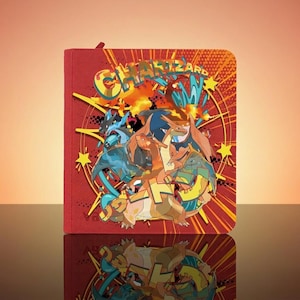 Custom Charizard Binder – Vault X Zip Card Holder (4, 9, 12 Pocket)