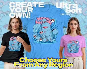Camisa personalizada Wooper Quagsire / Camiseta Wooper