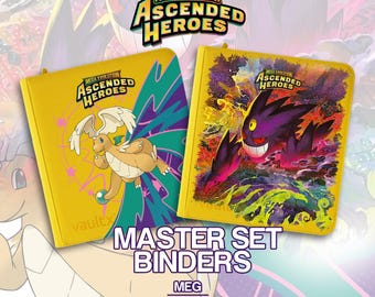 Custom Ascended Heroes Binder – Vault X Exo-Tec Zip Binder | 4, 9, 12, or 16 Pocket