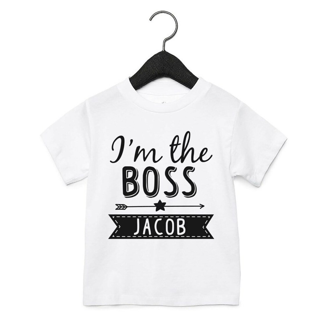 I'm the Boss Personalised Baby Toddler T Shirt Kids Funny Etsy UK