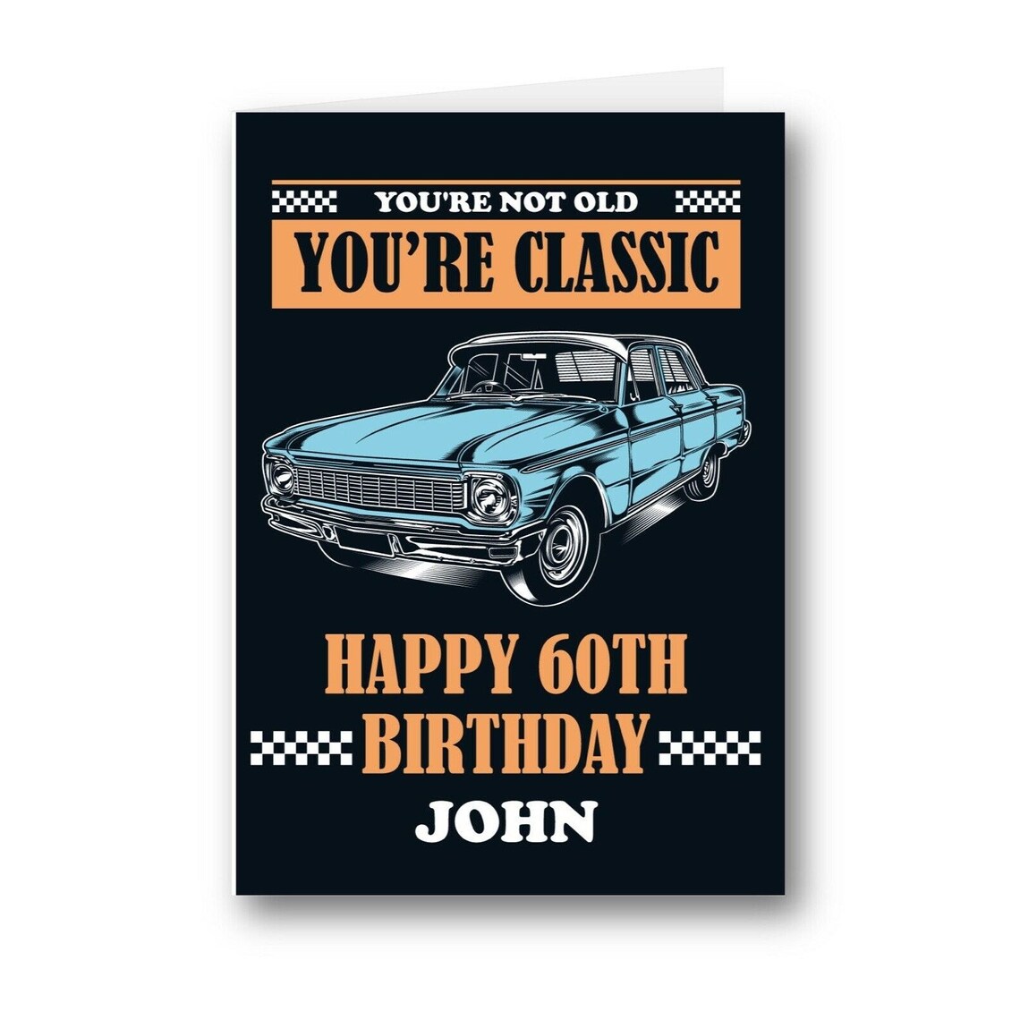 Personalised Card Birthday 40th You're Not Old Classic Car | Etsy