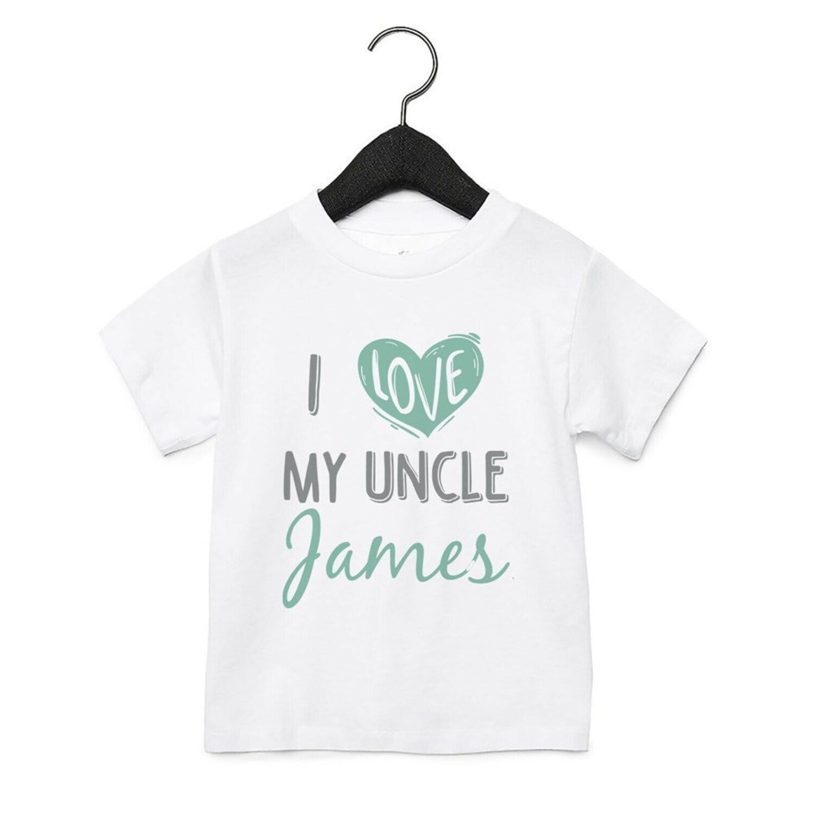 I Love My Uncle Personalised Baby Toddler T Shirt Kids Funny Etsy