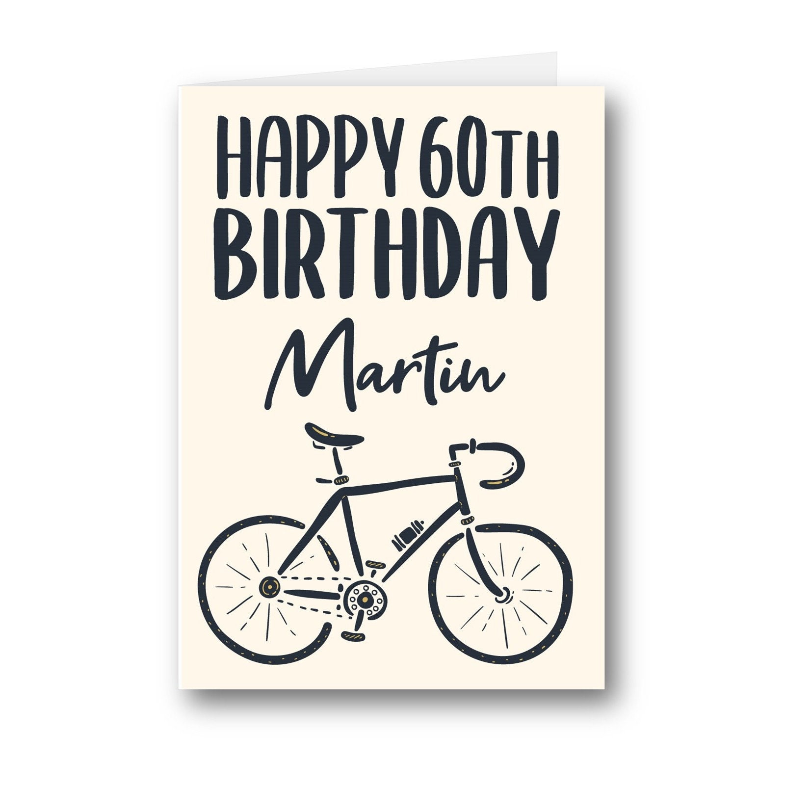 Personalisierte Karte glücklich 60. 50. 40. 30. Geburtstag | Etsy