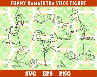 6 Funny Sex Positions Stick Figure Svg, Stick figure Sex Position Svg, Dood...