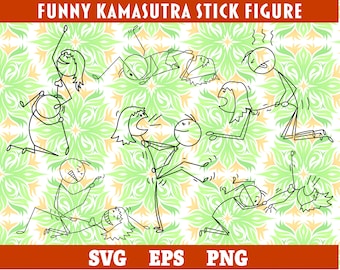 6 Funny Sex Positions Stick Figure Svg, Stick figure Sex Position Svg, Dood...