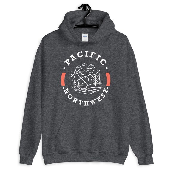 Pacific Northwest Unisex Hoodie, PNW Sweatshirt, Oregon Hoodie 