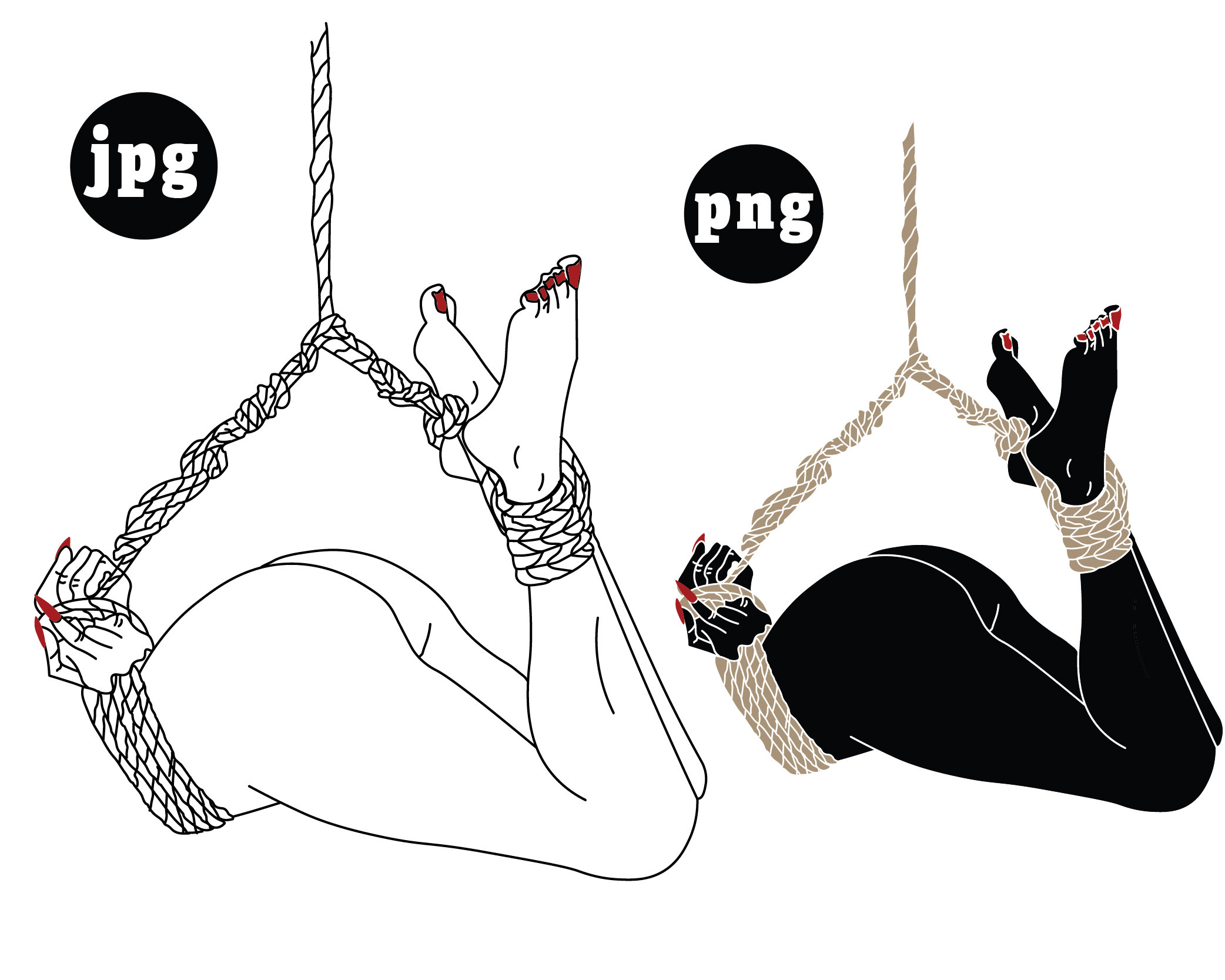 BDSM Png BDSM Positions Tied Woman Position Fetish Comic