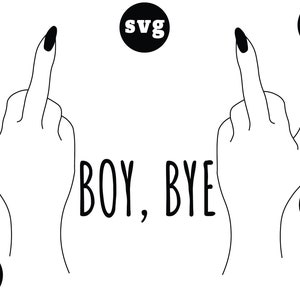 Middle Finger Svg, Finger Svg, Png,  Instant Download Files, Bestseller, Boss Lady SVG