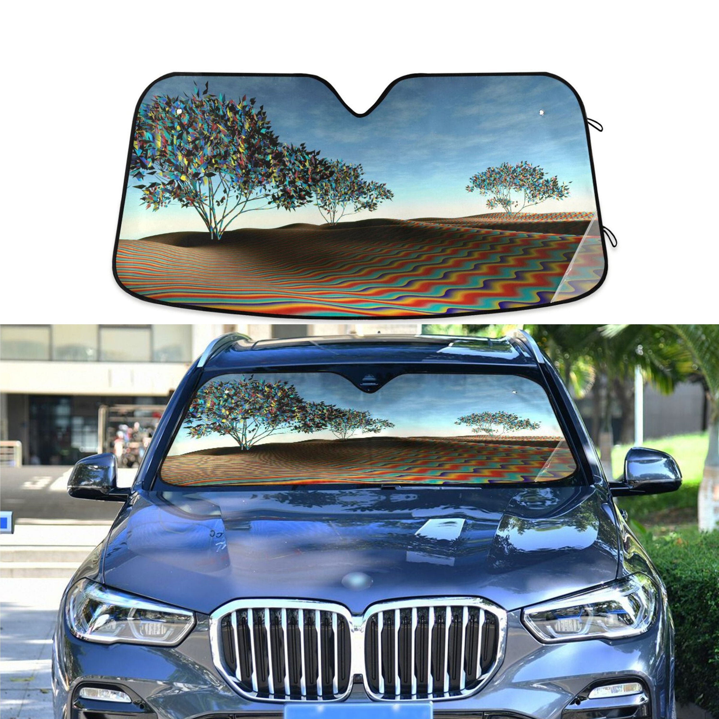 Car Sun Shade, Windshield Car Accessories, Auto Protector Window Visor ...