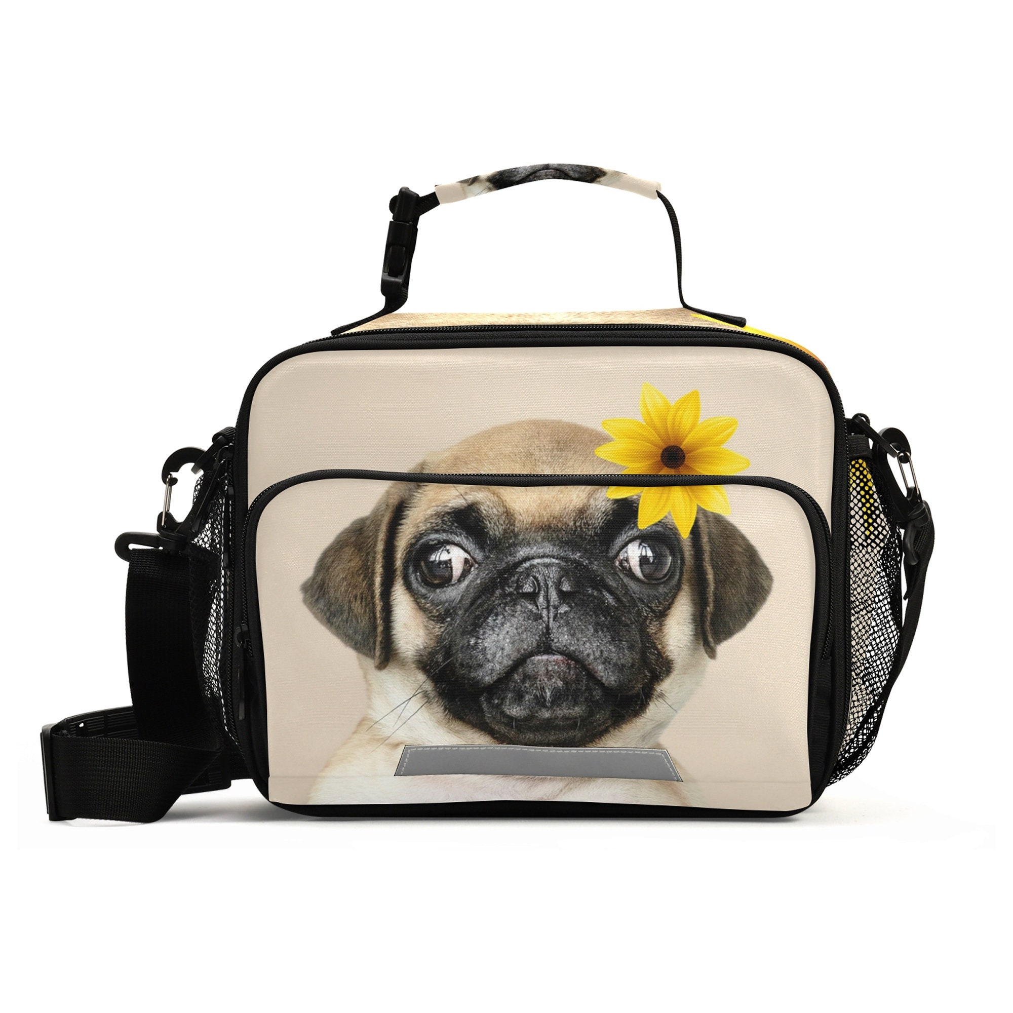 Cute Pug Dog Bento Bag, Ice Pack Multifunctional Outdoor Picnic Bag, Lunch  Bag, Waterproof Bag, Lunch Box Bag, Hand Wash, Insulated Lunch Container  Picnic Bag For Teenagers And Workers At School, Classroom
