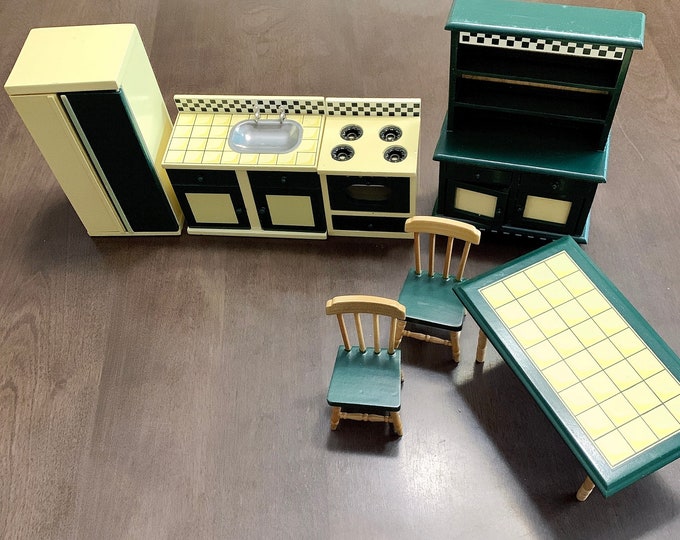 112 Dollhouse Miniature Kitchen Furniture Set, 1 Kitchen Sink